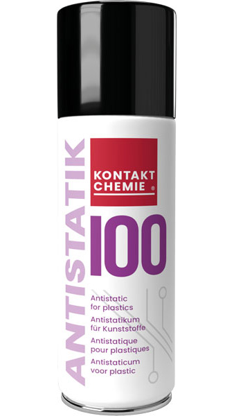 ANTISTATIK 100 - 200 ML, spray antistatic, previne acumularea electricității statice pe textile, plastice și alte suprafețe, protejând împotriva descărcărilor și atragerii prafului.